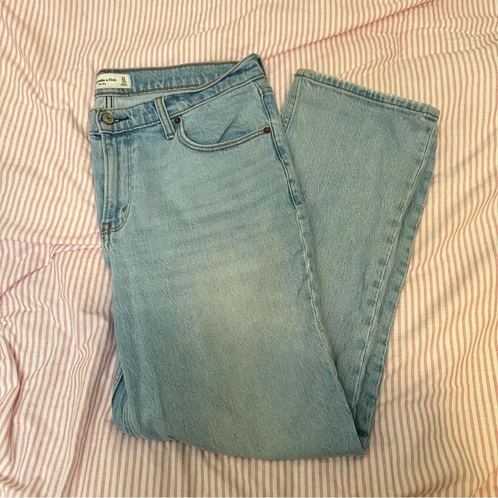 Abercrombie & fitch mid rise Light Blue Women's Jeans
